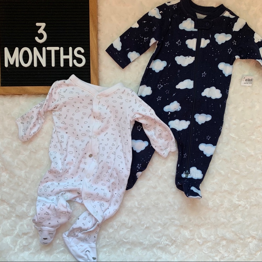 5 for $25 gender neutral footie sleepers
